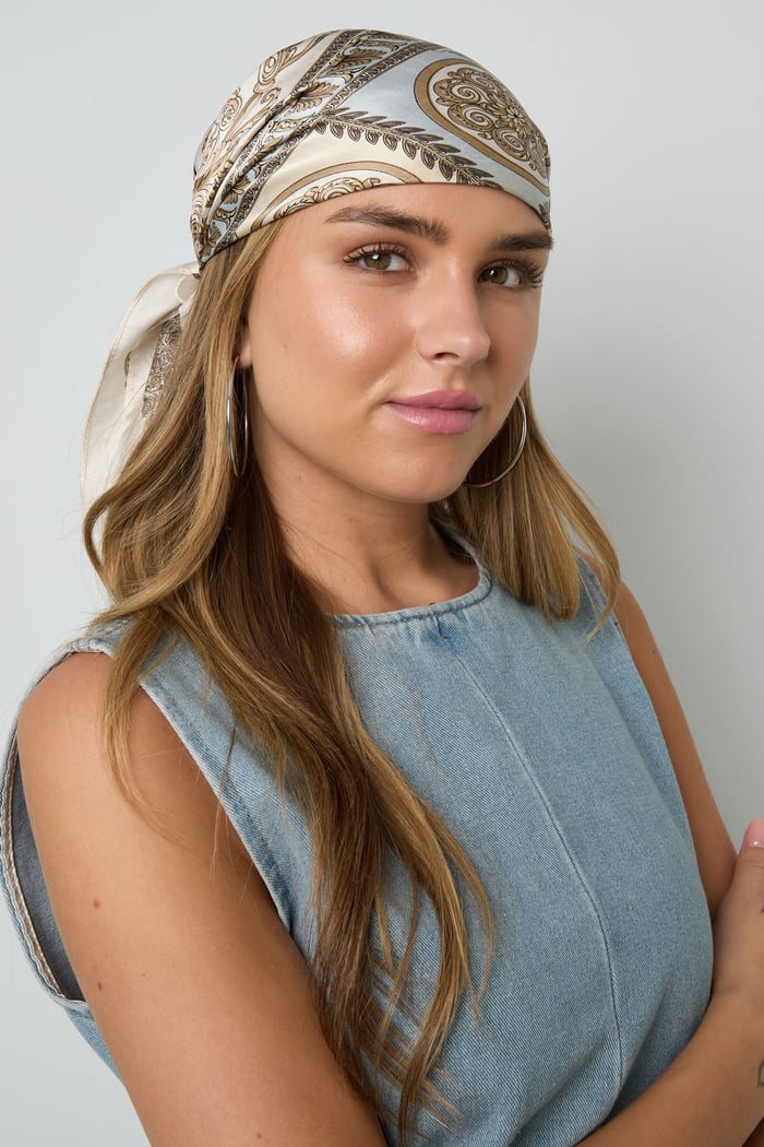 Zomersjaals Bloemen Casual Polyester Dagelijkse Accessoires h5Afbeelding3